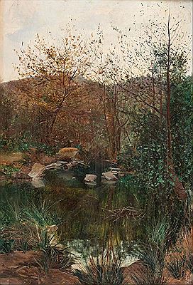 Estanque con árboles y rocas by Rogelio Gordon - Auction record, sale price, and art valuation. Compare with similar artists and explore comparable artworks.