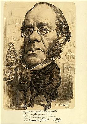 Portait-charge de Jacques Fromentin Halévy