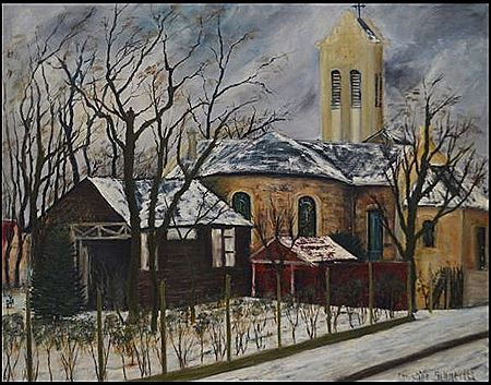 Eglise de Beauchamp en hiver
