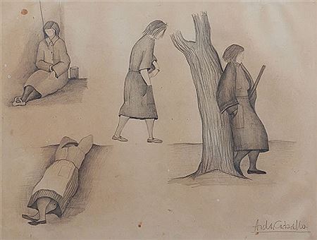 "PACIENTES DEL MOYANO” – “MUJERES SENTADAS"