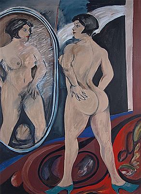 "MUJER FRENTE AL ESPEJO" by Julio Martinez Howard - Auction record, sale price, and art valuation. Compare with similar artists and explore comparable artworks.