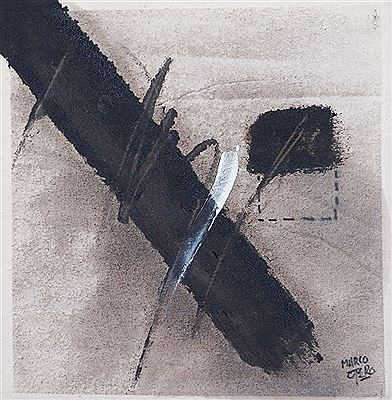 "ABSTRACCION EN BLANCO Y NEGRO" by Marco Otero - Auction record, sale price, and art valuation. Compare with similar artists and explore comparable artworks.