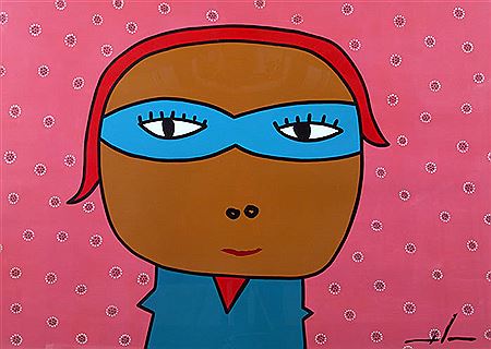"SIN TITULO (ANTIFAZ)" by Milo Lockett - Auction record, sale price, and art valuation. Compare with similar artists and explore comparable artworks.