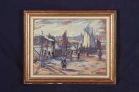 Scène de quai à Concarneau by Emmy Leuze-Hirschfeld - Auction record, sale price, and art valuation. Compare with similar artists and explore comparable artworks.