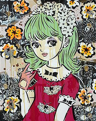 GIRL WITH SPRAY CAN - 2008