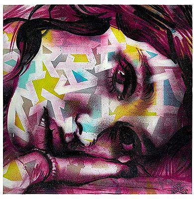 Sample artwork by Tore (Born 1972), known for street art painting - View similar artists and auction records