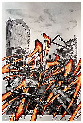 K-MALAKOFF DESTRUCTION - 2014 by Katre - Auction record, sale price, and art valuation. Compare with similar artists and explore comparable artworks.