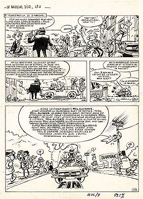 Sample artwork by Jean Claude Fournier (Born 1943), known for drawing, comics - View similar artists and auction records
