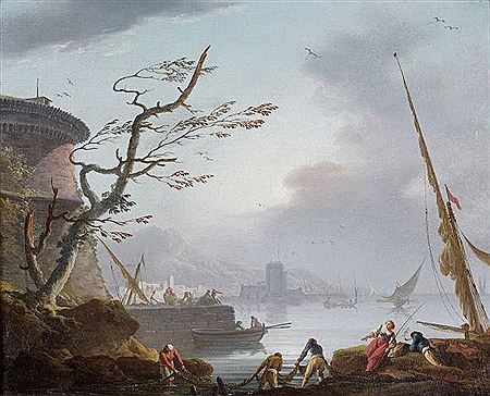 Bergers et leurs troupeaux dans les environs du Colisée, Rome