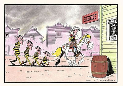 LUCKY LUKE by Michel Janvier - Auction record, sale price, and art valuation. Compare with similar artists and explore comparable artworks.