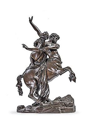 Nymphe enlevée par un centaure by Pierre-Louis Detrier - Auction record, sale price, and art valuation. Compare with similar artists and explore comparable artworks.