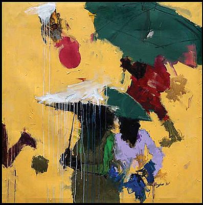 Sample artwork by Ben Osaghae (1962 - 2017), known for painting - View similar artists and auction records