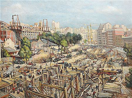 Sample artwork by John Pantelei Stanciu (1901 - 1981), known for painting - View similar artists and auction records