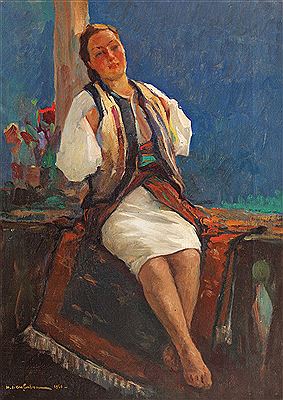 Sample artwork by Honoriu I Cretulescu (1897 - 1978), known for painting - View similar artists and auction records