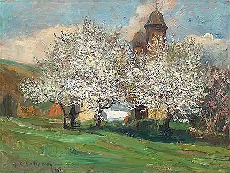 Spring by Alexander Satmary - Auction record, sale price, and art valuation. Compare with similar artists and explore comparable artworks.