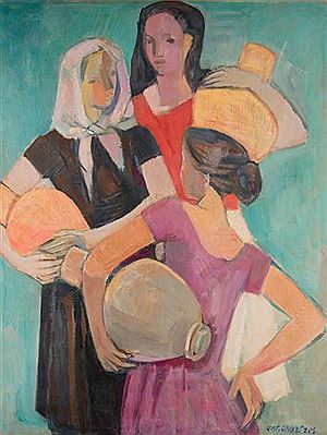 Femmes aux cruches, Espagne