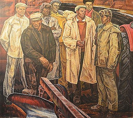 Sample artwork by Yuri Lyubavin (1923 - 1998), known for painting - View similar artists and auction records