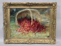 Le panier renversé de fruits