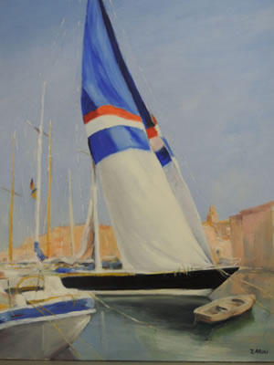 Saint Tropez, les voiles