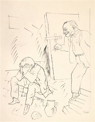 Peter's 'qualms of terror' / Another version of the same view (verso), c. 1920