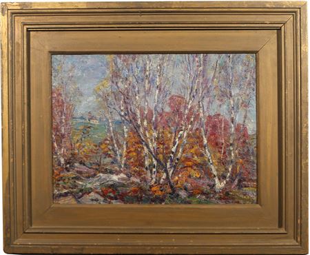 “White Birches – October”, 1905