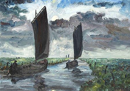 Sample artwork by Willy Vogel (1909 - 1987), known for landscape paintings - View similar artists and auction records