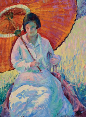 Sample artwork by Omer Lassonde (1903 - 1980), known for landscape, still life, genre and figure painting - View similar artists and auction records