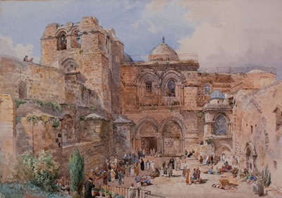 "Church of the Holy Sepulchre, Jerusalem" by Nathaniel Everett Green - Auction record, sale price, and art valuation. Compare with similar artists and explore comparable artworks.