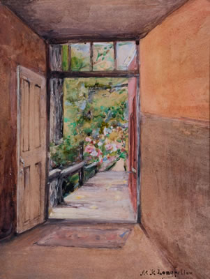 "Door to the Garden (Longfellow House, Portland)"