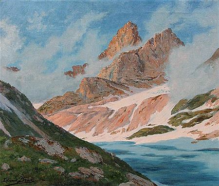 Dégel au lac Long, col de la Vanoise by Edouard Brun - Auction record, sale price, and art valuation. Compare with similar artists and explore comparable artworks.