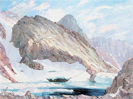 Le lac Glacé de la Grande Valloire. Massif d'Allevard. Alt 2500 m