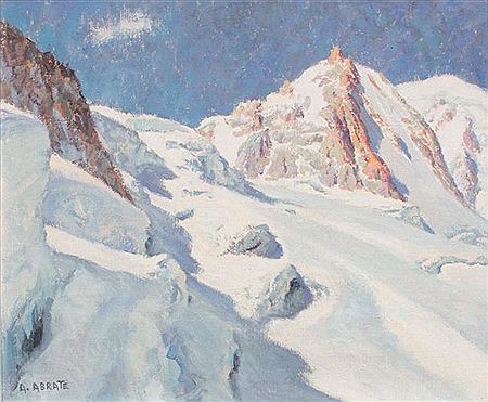 Luminosité des 4 000, Tour ronde et le Mont Blanc