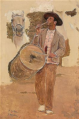 Tamborilero (estudio de figura para "La romería del Rocío")