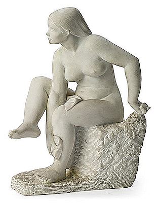 Girl in bath