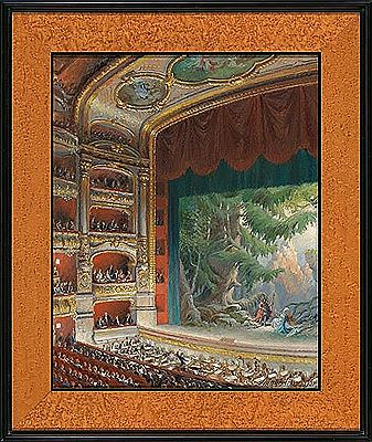 "Gran Teatro del Liceo. Representation of "La Walkiria"