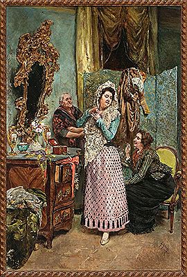 In the tailor's by Simon Gomez Y Polo - Auction record, sale price, and art valuation. Compare with similar artists and explore comparable artworks.