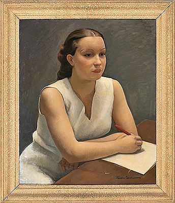 Sample artwork by Teresa Condeminas (1905 - 2003), known for painting - View similar artists and auction records