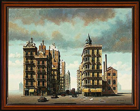 Urban view by Arnau Alemany Batalla - Auction record, sale price, and art valuation. Compare with similar artists and explore comparable artworks.