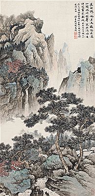 SCENERY OF AUTUMN MOUNTAINS 1943
