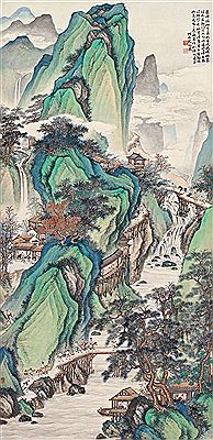 TRAVELING IN VERDANT MOUNTAINS by Zixiang Yin - Auction record, sale price, and art valuation. Compare with similar artists and explore comparable artworks.