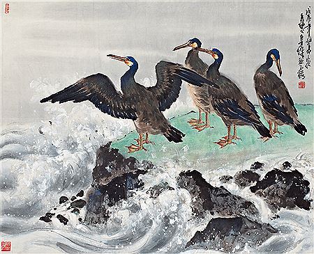 FOUR SEAGULLS