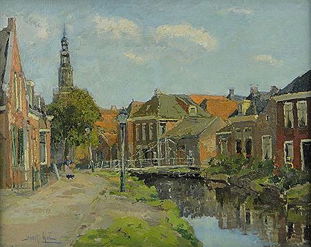 Dutch canal scene