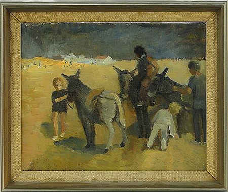 Donkeys on the beach by Diana Low - Auction record, sale price, and art valuation. Compare with similar artists and explore comparable artworks.