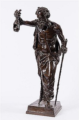 Diogenes by Claudius Marioton - Auction record, sale price, and art valuation. Compare with similar artists and explore comparable artworks.