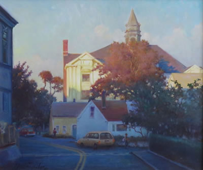 Bradford Street by Ernest G Principato - Auction record, sale price, and art valuation. Compare with similar artists and explore comparable artworks.