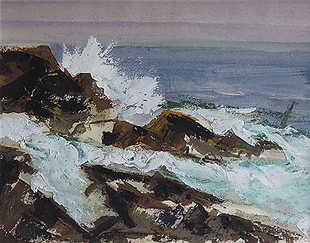 Rocks and Surf, Monhegan