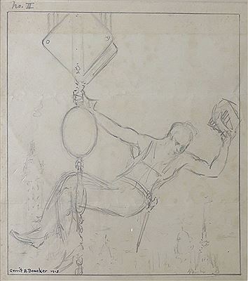 Construction Worker (Study for Painting used in Ivory Soap ad), 1913