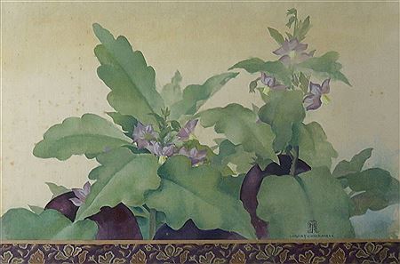 Sample artwork by Harold Lindergreen (1902 - 1988), known for floral still life, landscape - View similar artists and auction records