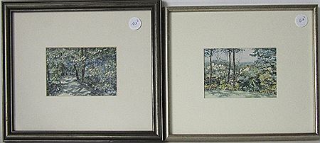 Watercolors of the Catskill mountains (2)