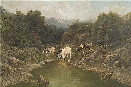 Pascolo presso un ruscello